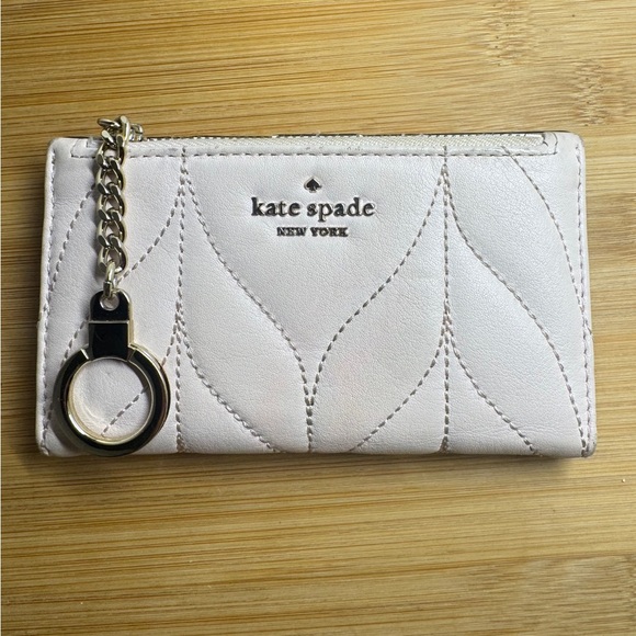 Kate Spade Blush Pink Briar Lane Quilted Mikey Wallet - Picture 1 of 11